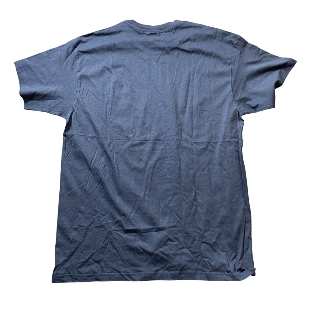 Fox Large Blue T Shirt Short Sleeve 100%‎ Cotton Bratislava Slovakia - Picture 6 of 6